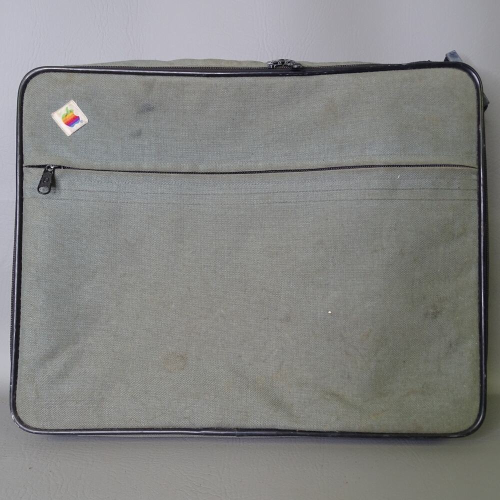 Vintage Apple Rainbow Logo Computer Case